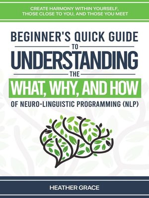 cover image of Beginner's Quick Guide to Understanding the What, Why, and How of Neuro-Linguistic Programming (NLP)